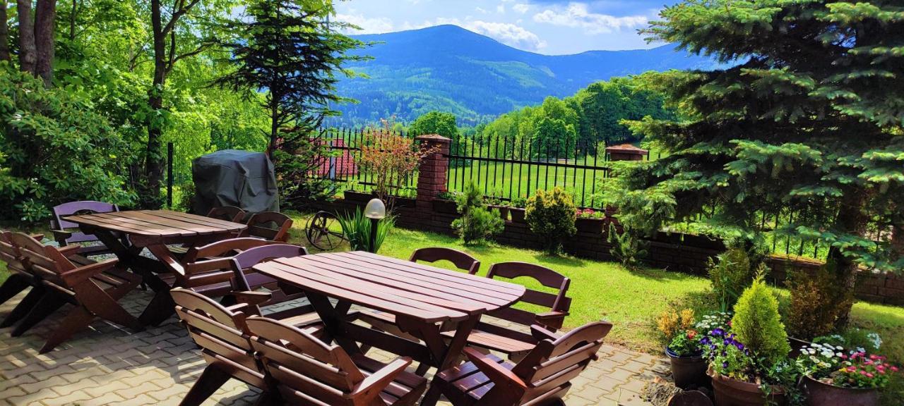 Gorski Widok Karpacz Apartamenty I Pokoje- Salon Kominkowy Buitenkant foto