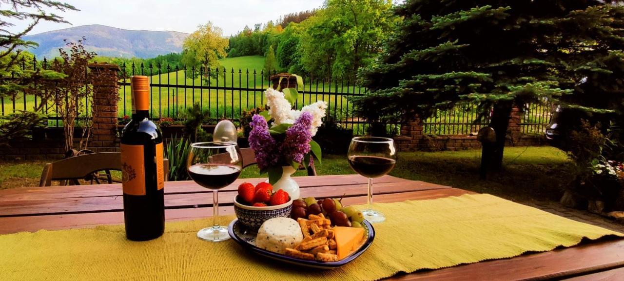 Gorski Widok Karpacz Apartamenty I Pokoje- Salon Kominkowy Buitenkant foto