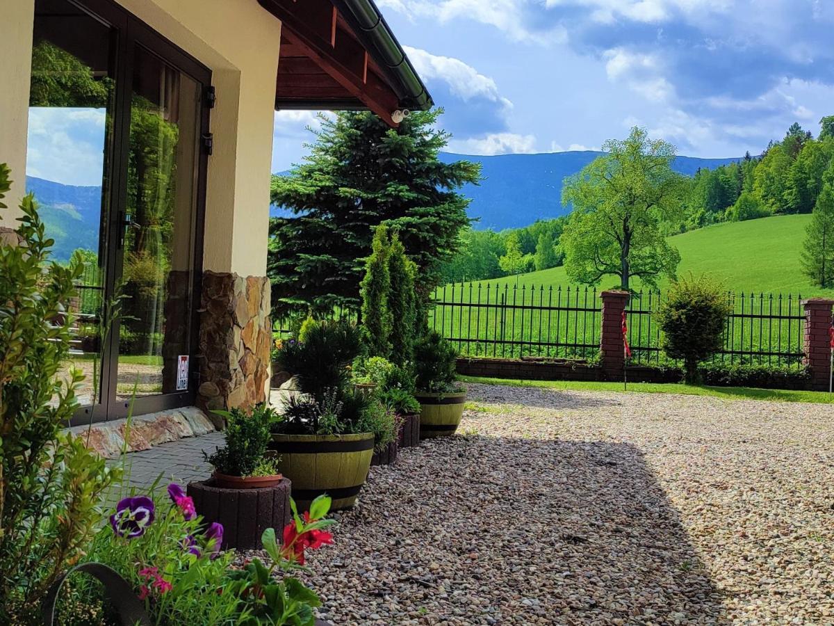 Gorski Widok Karpacz Apartamenty I Pokoje- Salon Kominkowy Buitenkant foto