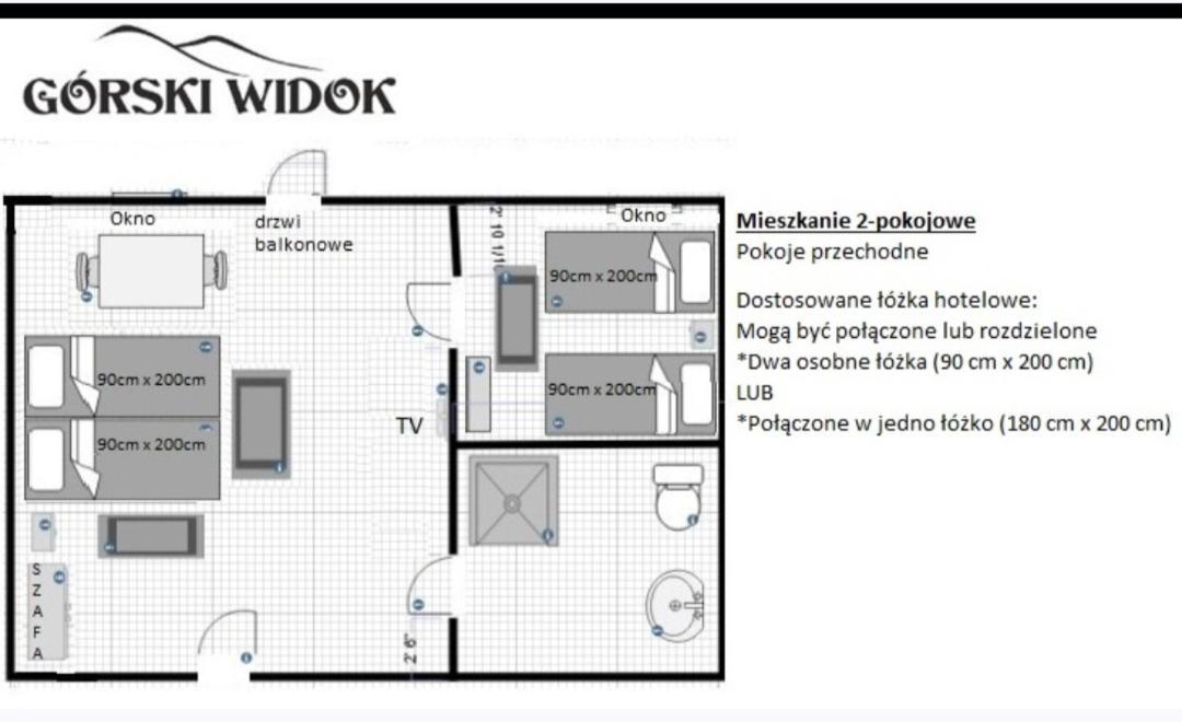 Gorski Widok Karpacz Apartamenty I Pokoje- Salon Kominkowy Buitenkant foto