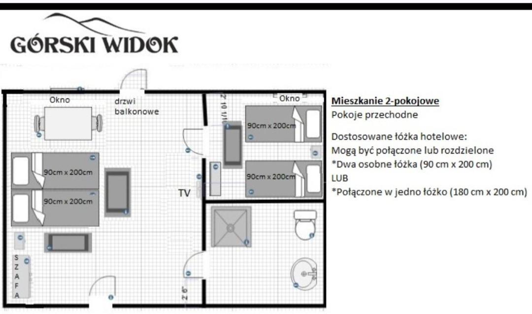 Gorski Widok Karpacz Apartamenty I Pokoje- Salon Kominkowy Kamer foto